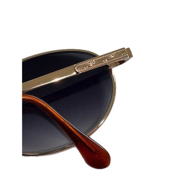 Vintage American Safety Round Sunglasses in Gold main image 5